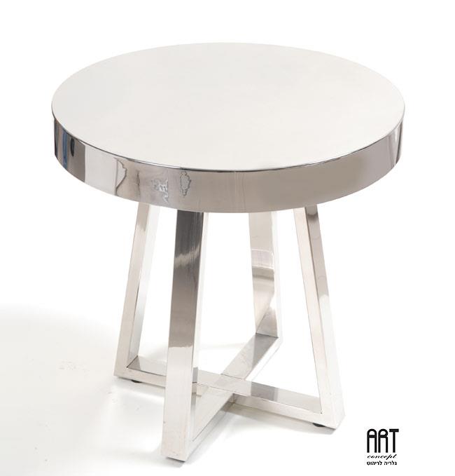 שולחן צד מנירוסטה - ART - גלריה לריהוט