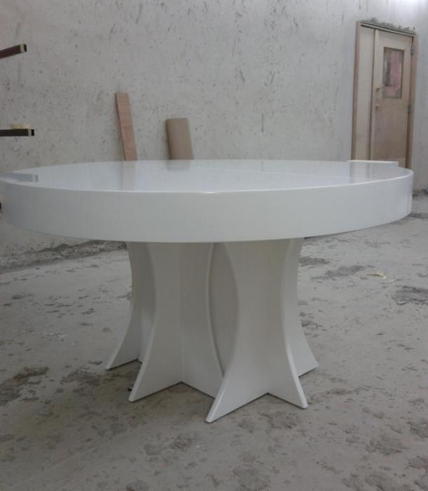 שולחן עגול מעוצב - רהיטי המושבה 