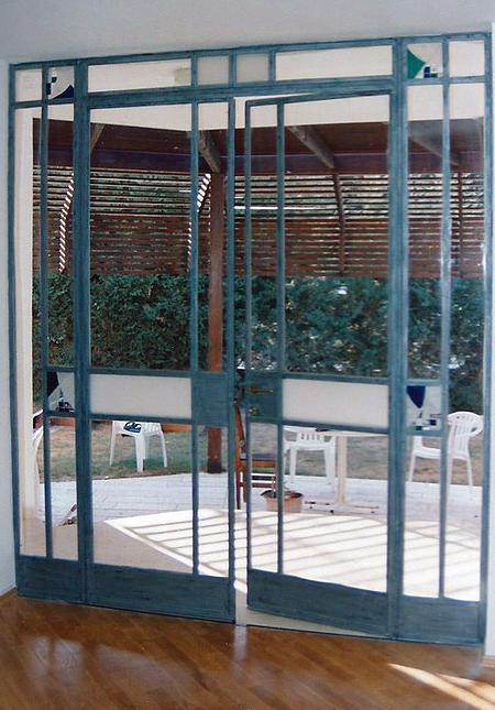 דלת בלגית למרפסת - רוםסן - אומנות הפרופיל הבלגי