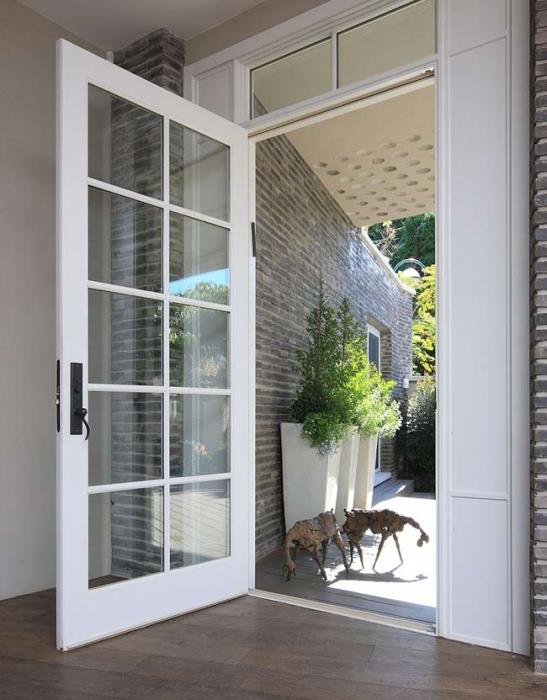 דלת ציר לבנה - חלונות מרווין ישראל