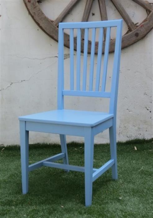 כסא כחול לפינת אוכל - חותם 