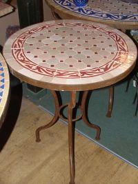 שולחן מרוקאי בעבודת יד - חותם 