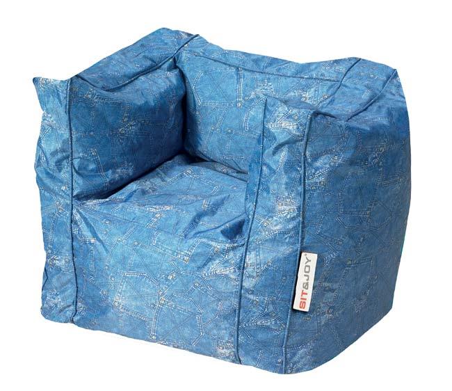 פוף כורסא בג'ינס - outbag Israel - פופים לבית ולגינה