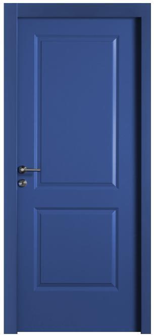דלת כחולה מעוצבת - ח. גמליאל דלתות
