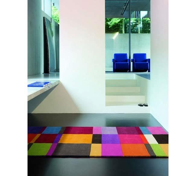 שטיח משבצות צבעוניות - כרמל FLOOR DESIGN