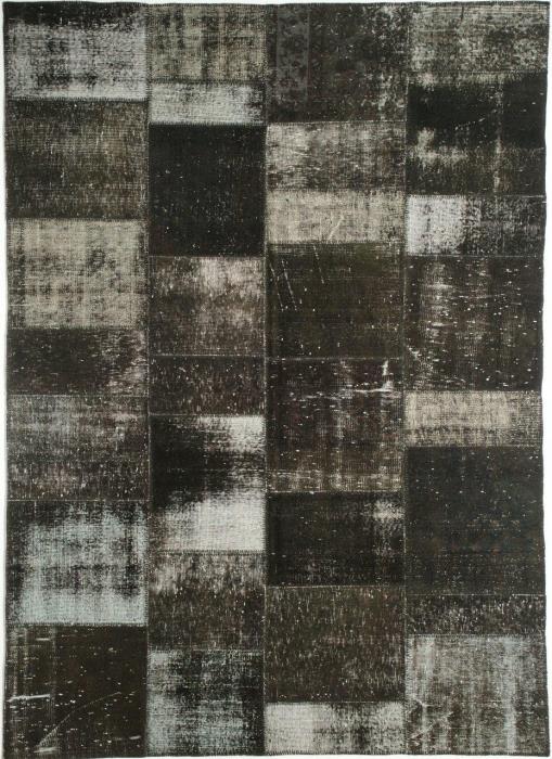 שטיח פאטצ' שחור - כרמל FLOOR DESIGN
