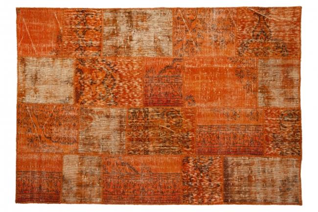 שטיח פאטצ' כתום - כרמל FLOOR DESIGN