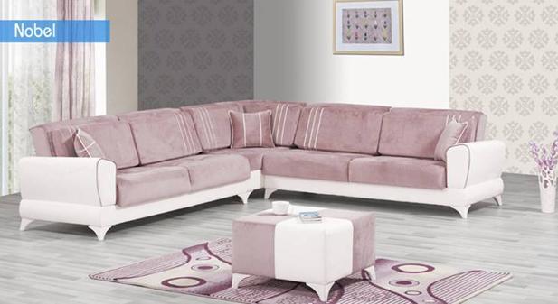 ספה פינתית ורודה - אלבור רהיטים