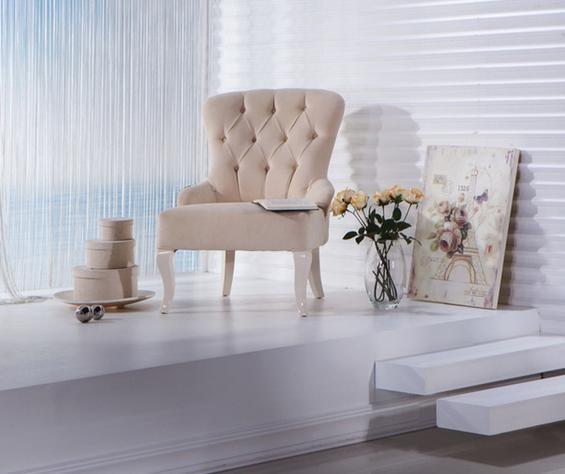 כורסא לבנה מרשימה - אלבור רהיטים
