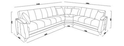 ספה פינתית גדולה - אלבור רהיטים