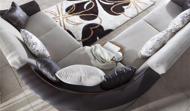 ספה פינתית חום אפור - אלבור רהיטים