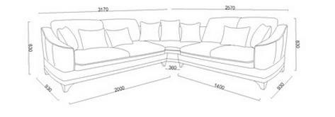 ספה פינתית חום אפור - אלבור רהיטים