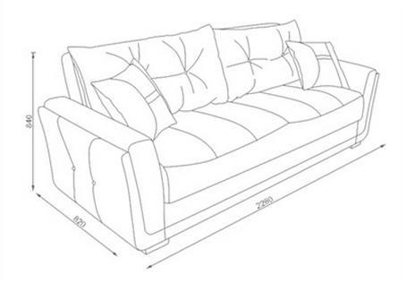 ספה מעוצבת תלת מושבית - אלבור רהיטים