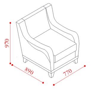 כורסא מעוצבת לסלון - אלבור רהיטים