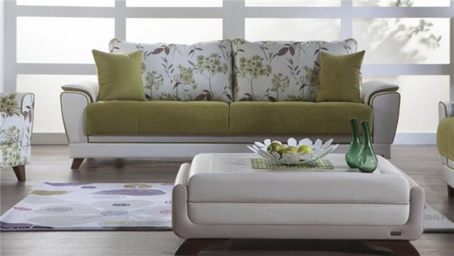 ספת תלת ירוק לבן - אלבור רהיטים