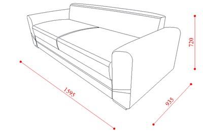 ספה זוגית שחור לבן - אלבור רהיטים