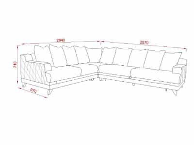 ספה פינתית ייחודית - אלבור רהיטים