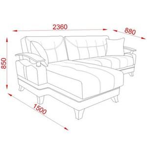 ספה פינתית עם הדום - אלבור רהיטים