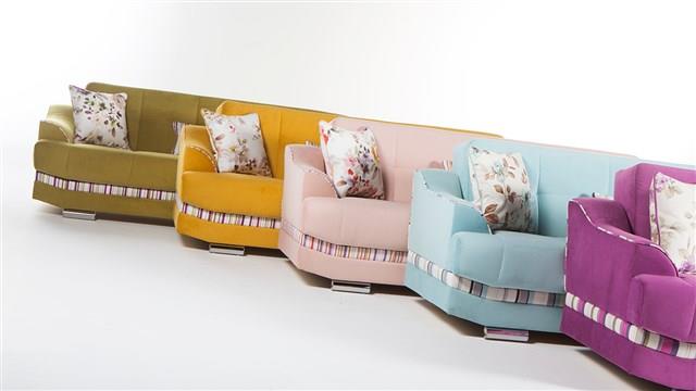 ספה צהובה מעוצבת - אלבור רהיטים