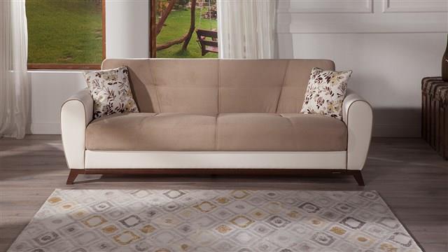 ספה תלת מושבית בז' - אלבור רהיטים