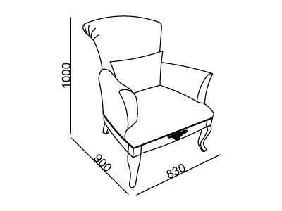 כסא מעוצב - אלבור רהיטים