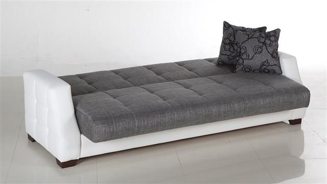 ספה באפור ולבן - אלבור רהיטים