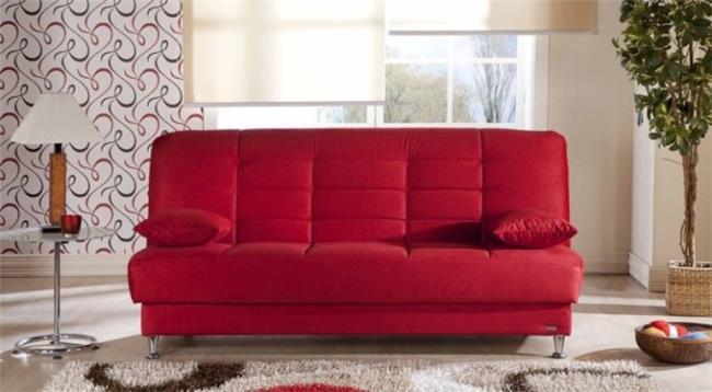 ספה אדומה יוקרתית - אלבור רהיטים