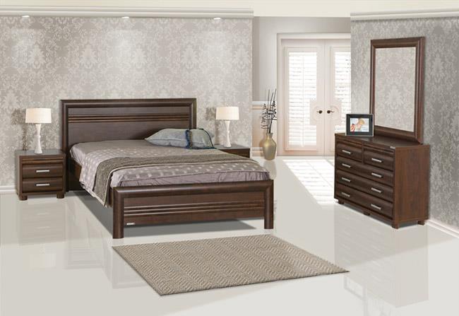 חדר שינה חום - אלבור רהיטים