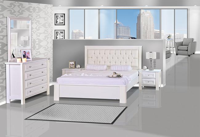 חדר שינה לבן - אלבור רהיטים