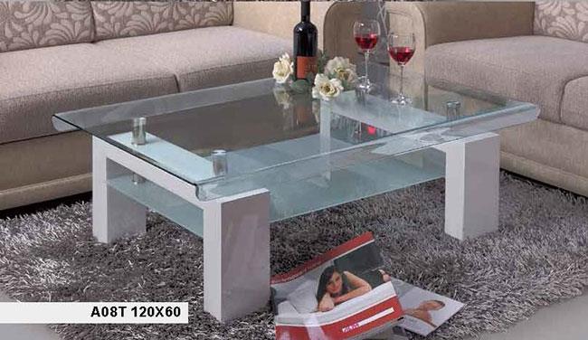 שולחן סלון מזכוכית - אלבור רהיטים