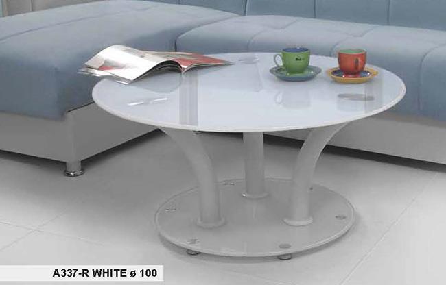 שולחן סלון לבן - אלבור רהיטים