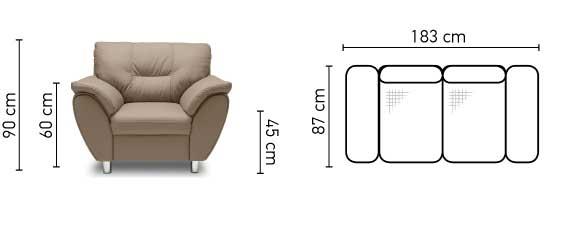 ספה דו מושבית Amigo - אלבור רהיטים