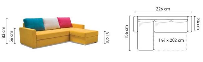 ספה פינתית Twist - אלבור רהיטים