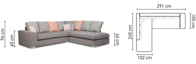 ספה פינתית Fano - אלבור רהיטים