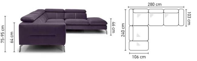 ספה פינתית Arezza - אלבור רהיטים