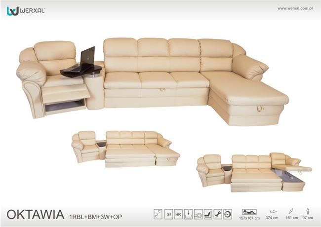 ספה פינתית Oktawia - אלבור רהיטים