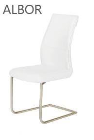 כיסא לבן דגם HD6652 - אלבור רהיטים