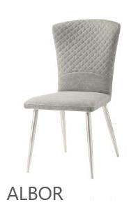 כסא אפור דגם HD6851 - אלבור רהיטים