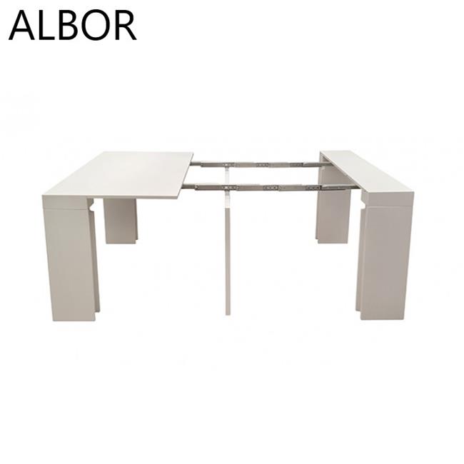קונסולה שהופכת לשולחן DT41 - אלבור רהיטים