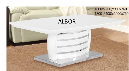 שולחן לבן C045-1RY - אלבור רהיטים