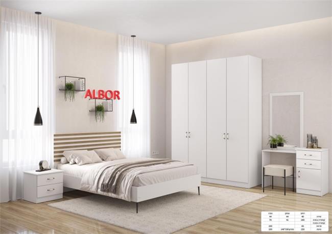 חדר שינה דגם PASIM כולל ארון - אלבור רהיטים