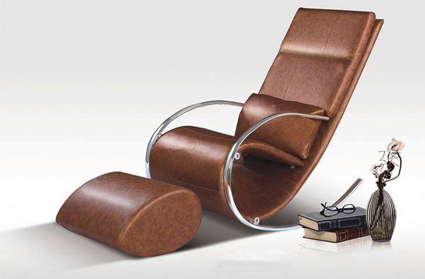 כורסאות מעוצבות מעור - כסא נדנדה