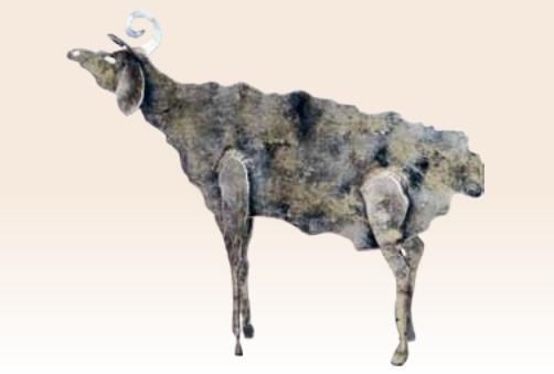 פסל כבשה - ראובן גפני - Reuven Gafni
