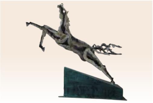 פסל סוס צוהל - ראובן גפני - Reuven Gafni