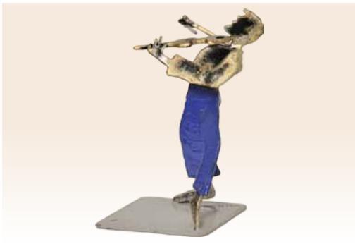 פסל נגן כינור - ראובן גפני - Reuven Gafni