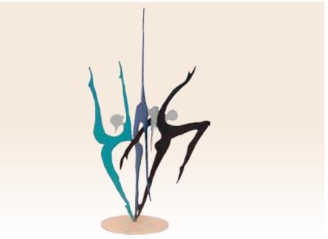 פסל ריקוד בקבוצה - ראובן גפני - Reuven Gafni