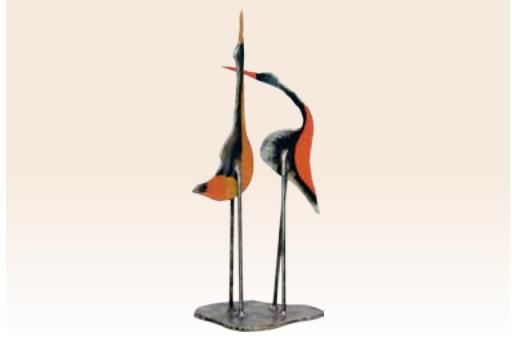 פסל ציפורים אוהבות - ראובן גפני - Reuven Gafni