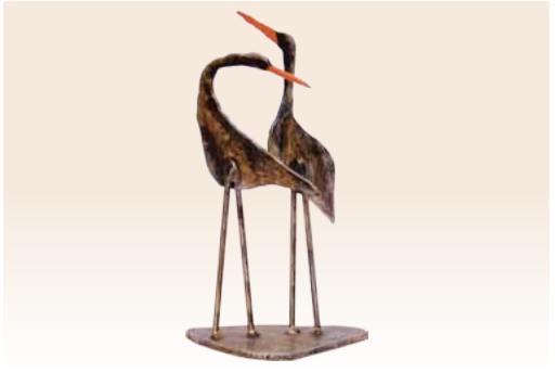 פסל ציפורים חומות - ראובן גפני - Reuven Gafni