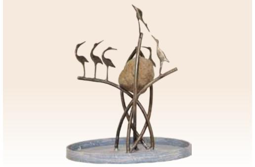 פסל ציפורים עומדות - ראובן גפני - Reuven Gafni