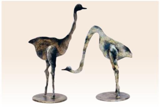 פסל 2 ציפורים - ראובן גפני - Reuven Gafni